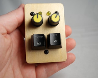 Der Ludwig Midi Controller 2 Tasten, 2 Potis, 2 LEDs