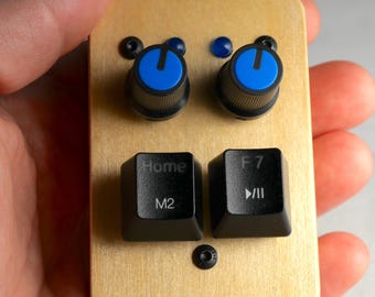 Der Ludwig Midi Controller 2 Tasten, 2 Potis, 2 LEDs