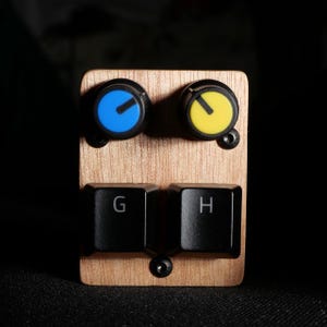 madMidiMini Compact Midi Controller with 2 Note Buttons 2 Potentiometers and LEDs