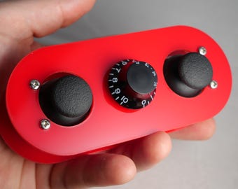 The Pill Midi Controller with 2 Joysticks 2 Note Buttons and 1 Potentiometer Knob