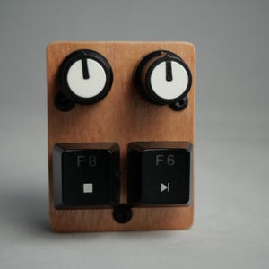 madMidiMini Compact Midi Controller with 2 Note Buttons 2 Potentiometers and LEDs