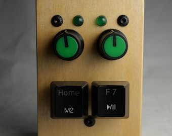 Der Ludwig Midi Controller 2 Tasten, 2 Potis, 2 LEDs