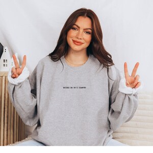 Raised on 90s County Sweatshirt | Crewneck | Embroidered