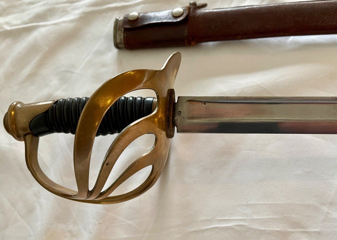 Model 1896 French Cavalry Officers Sword Saber Sabre Dated Etsy