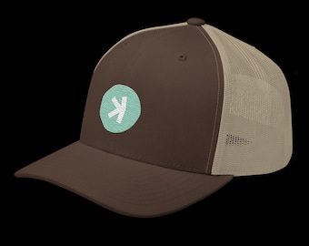 KASPA Crypto Logo Trucker Cap