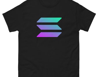 Solana Logo Printed T-Shirt - Trending Crypto Apparel