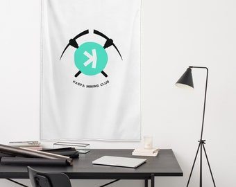 KASPA Mining Club Flagge - Krypto-Enthusiasten-Dekor