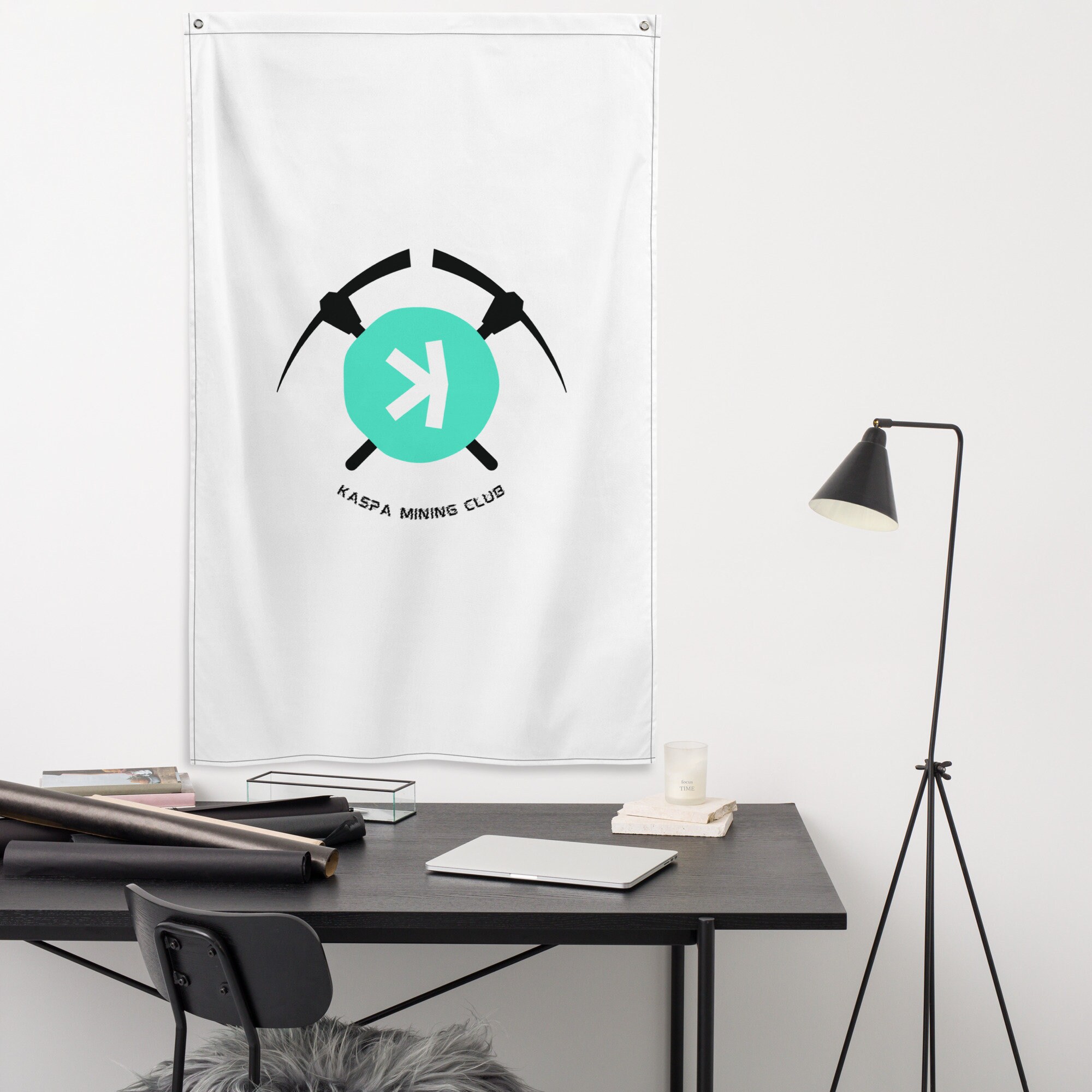 KASPA Mining Club Flag - Crypto Enthusiast Decor - Etsy