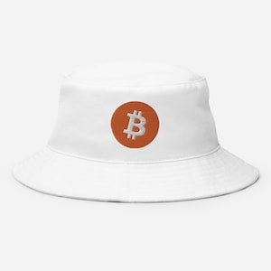 Bitcoin-hoed! - Bitcoin Crypto-logo - Vissershoed met design