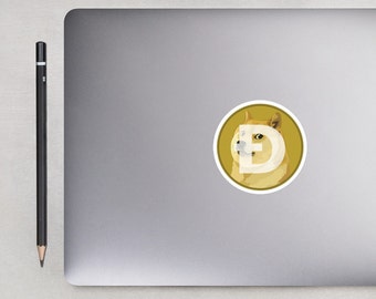 Cripto DogeCoin Pegatina