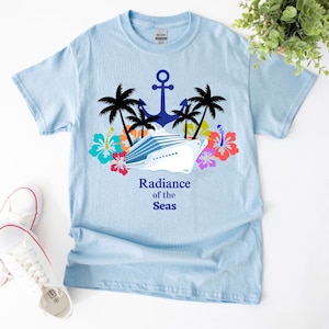 Radiance of the seas cruise shirts, Royal Caribbean, family cruise shirts, couples cruise shirts, group cruise shirts