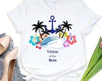 Vision of the Seas cruise shirt, family cruise shirts, group cruise shirts, couples cruise shirts, cruise shirt ideas, Royal Caribbean
