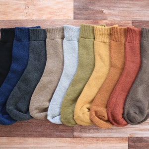 Thick Woman Cotton Crew Socks | Short Boot Socks | Soft Warm Winter Socks | Cute Girl Socks