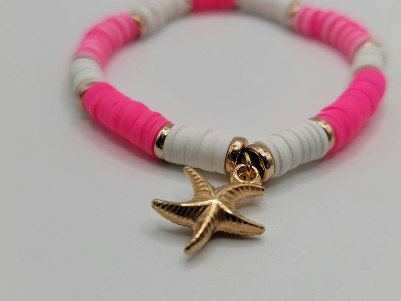 Pink Gold Bracelet with Starfish. main image 1