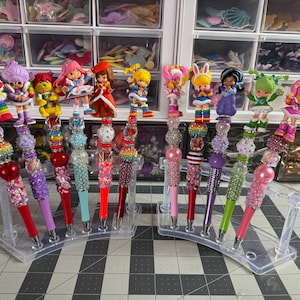 Canetas de contas Rainbow Brite