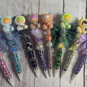 Nanci character beaded wax pen