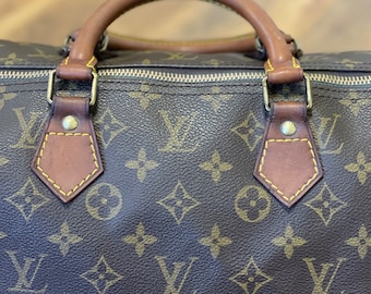 Vintage Louis Vuitton Speedy 35 Monogram Made in France 1980s