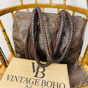 LOUIS VUITTON VINTAGE MONOGRAM CABAS MEZZO ALTO TOTE BAG (2001) GM -  CRTBLNCHSHP