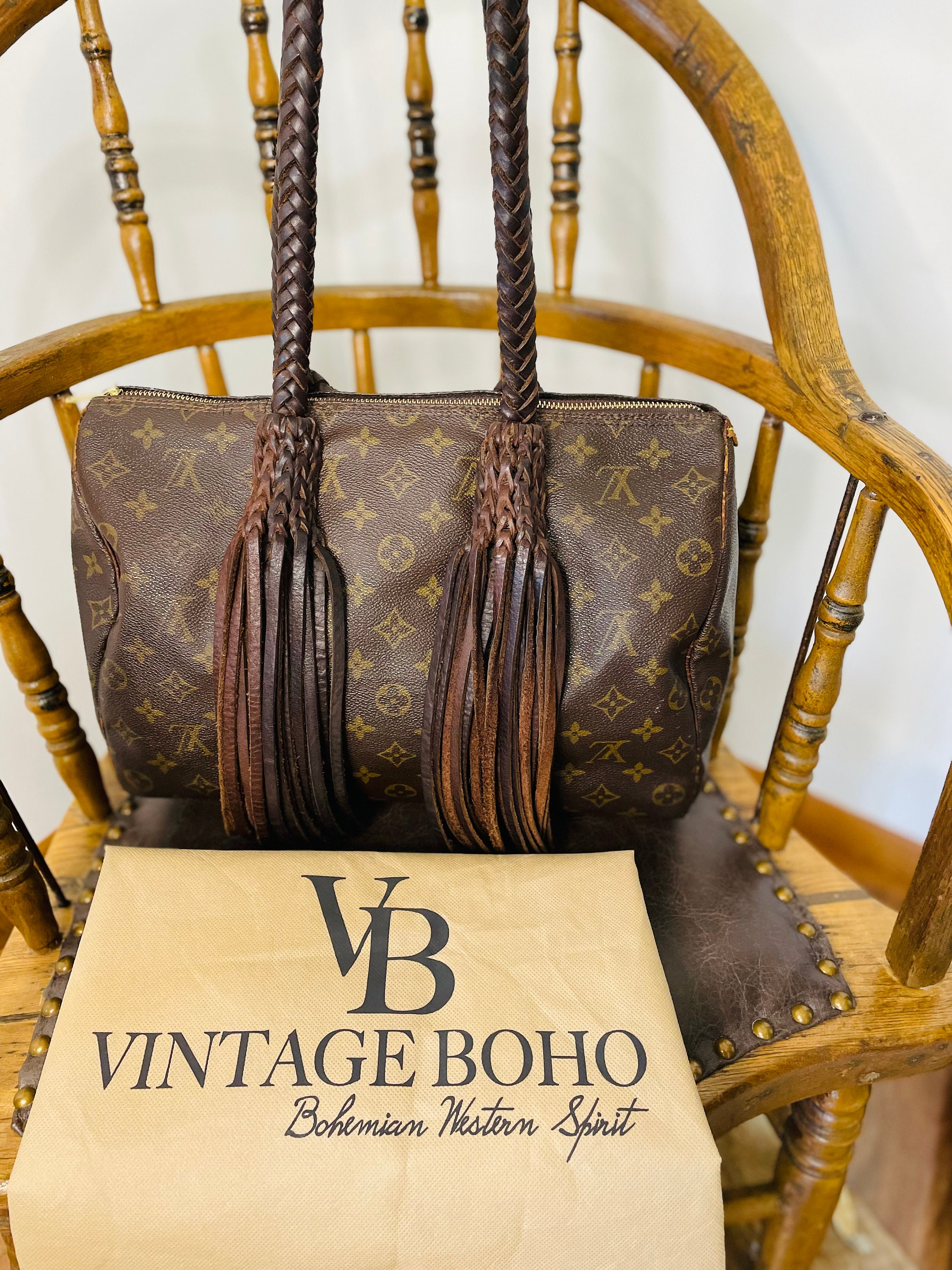 Champagne - Tote Bag with Boho Fringe, Authentic Vintage – Vintage Boho Bags