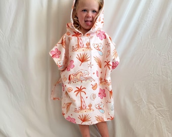 Coastal Cowgirl, Hooded Towel, Soft Microfiber, Snap Sides, Beach Must have, Summer Style, Bath time