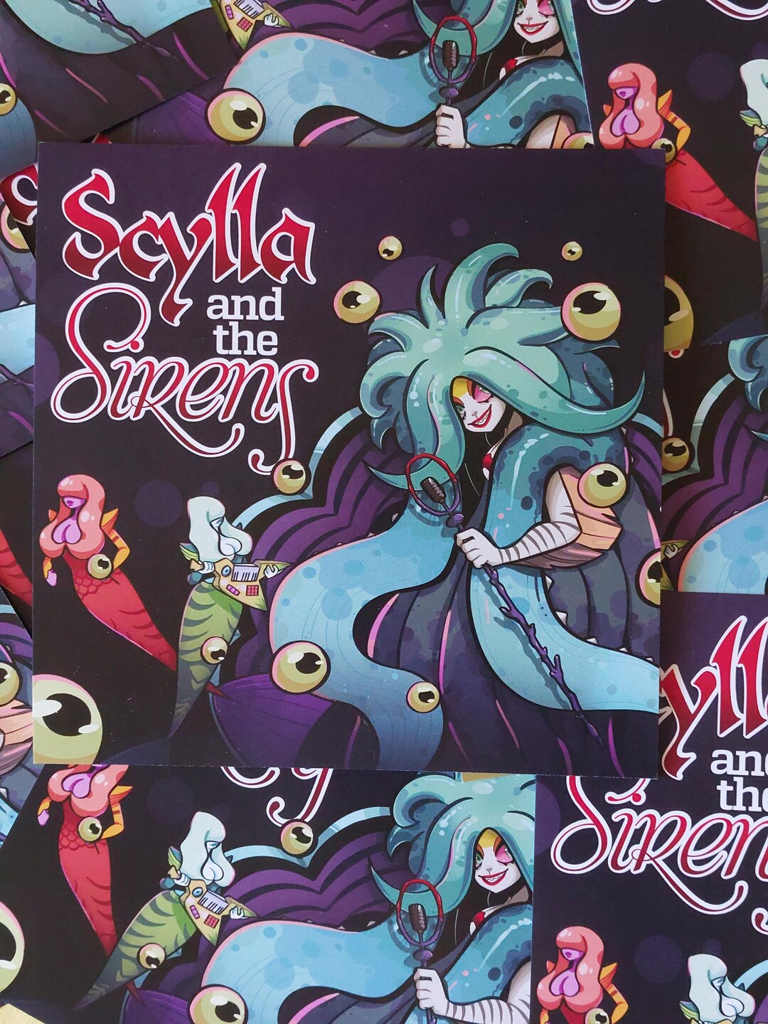 Scylla and the Sirens - Album Cover Print - Etsy