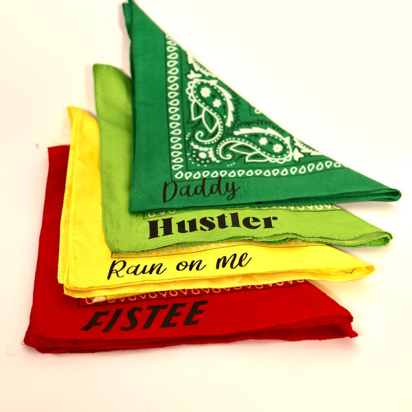 Custom hanky hanky code personalized bandanna gay flagging queer hanky queer gift leather code