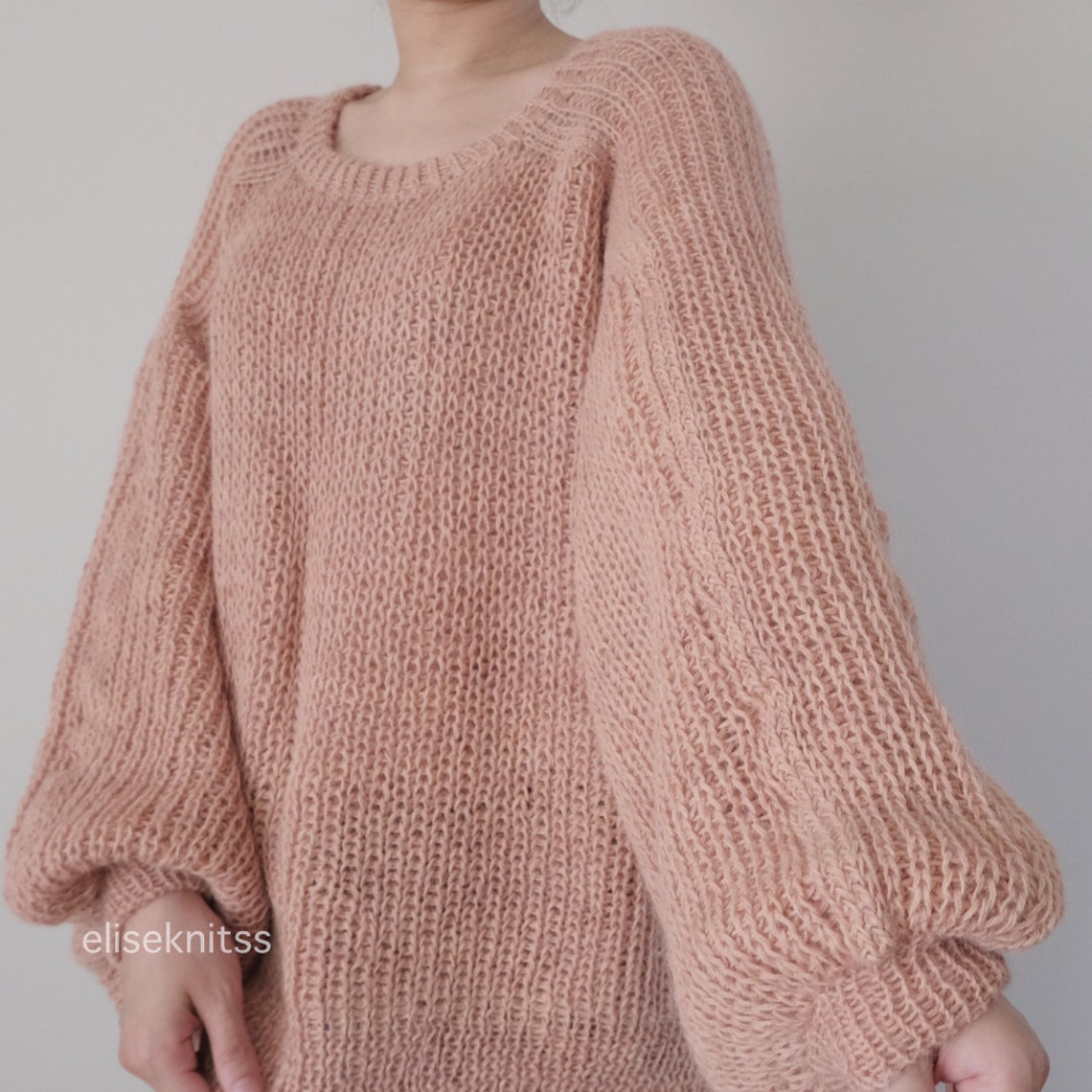 Sophia Pattern Drop Shoulder Sweater main image 1