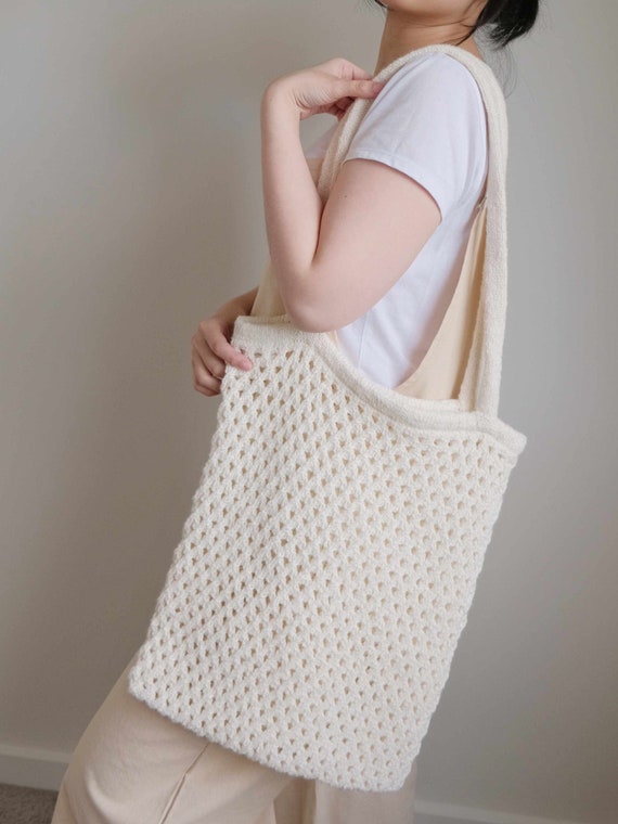 Handmade Knitted Bags Patterns Knitting Pattern For A Shoulder Bag