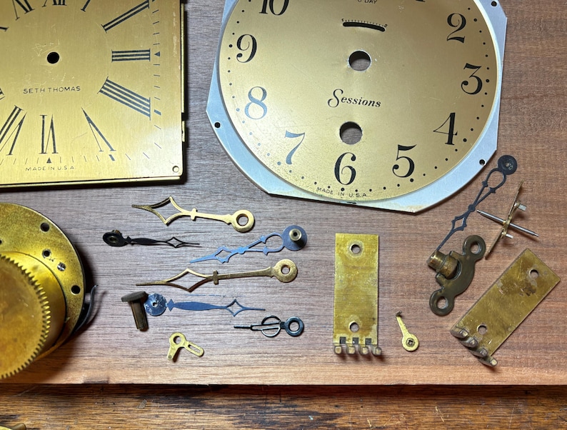 Vintage Clock Faces, Parts,hands, Gears Antique - Etsy