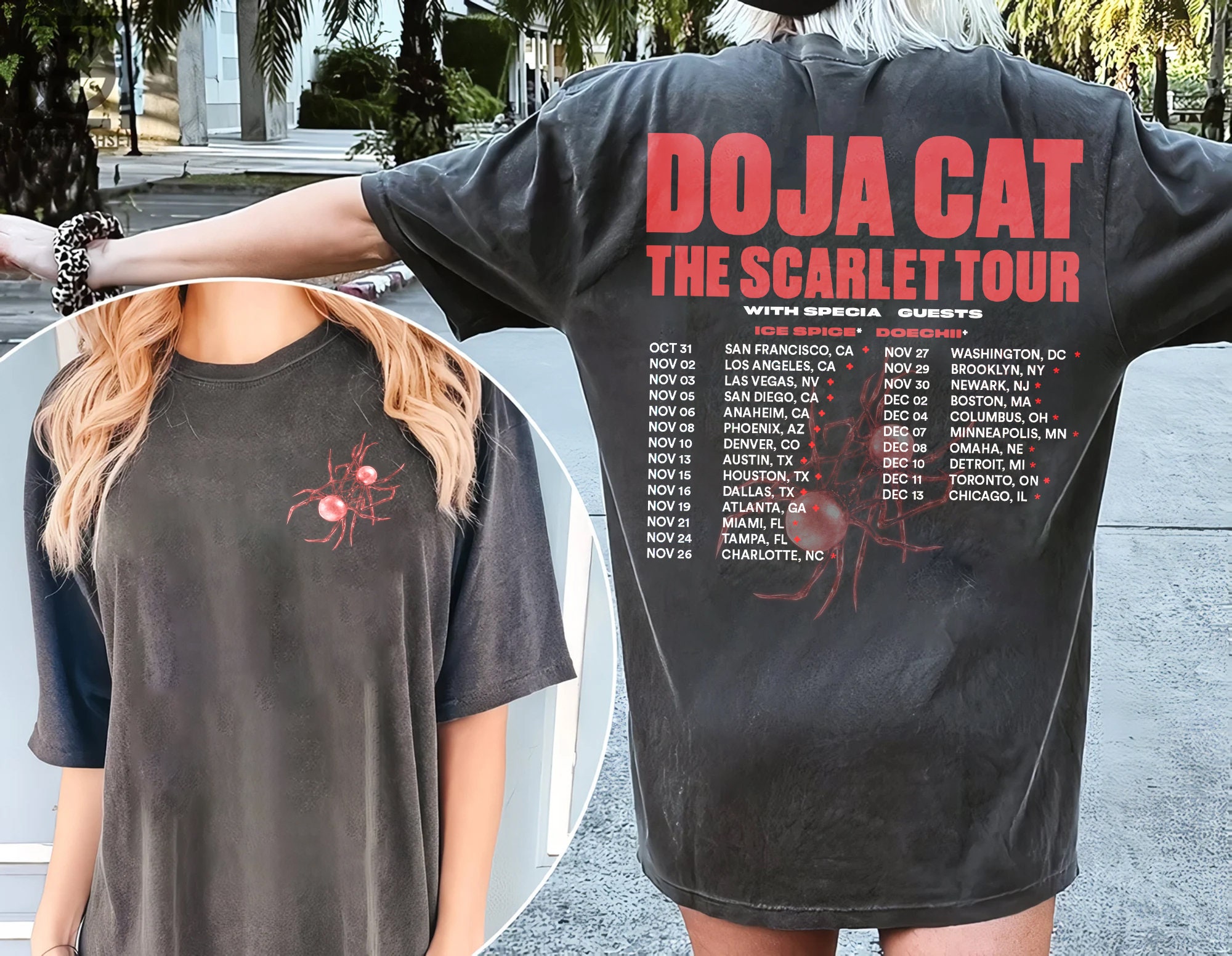 Doja Cat 2023 Scarlet Tour Shirt Classic T-Shirt - TourBandTees