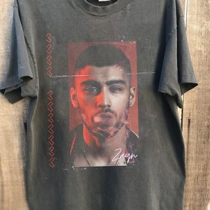 Zayn Malik Boyband Tee, Vintage 90s Homage Shirt for Fans - Bluefink