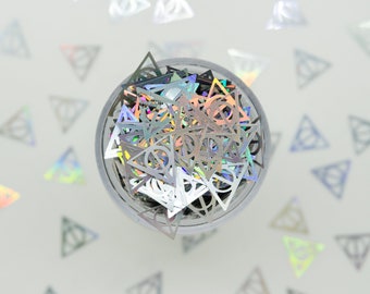 Holographic Deathly Hollows Confetti