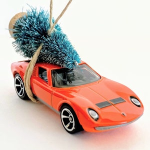 Enfeite de árvore de Natal Lamborghini Moira SV 1971