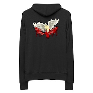 Devil's Heart / Angel & Demon Zip Hoodie