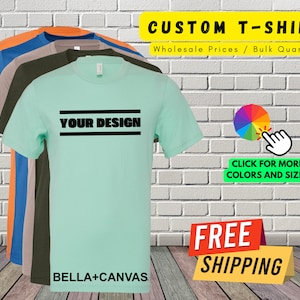 Custom T-shirts, Personalized T Shirts, Wholesale Shirts, Bulk Tees for  Company, Team, Work, School, Family, Group, Party, Event 