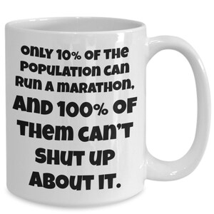 Marathon mug, runner coffee cup, marathon runner, running, trending, athlete mug, long distance runner