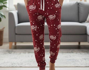 Pantalones de pijama Dr Pepper, pijamas a juego para toda la familia, regalo para amantes de Dr Pepper, regalo de Navidad para la familia