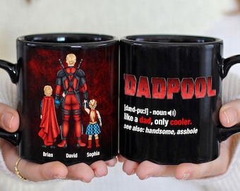 Personalized Superhero Dad Mug, Father's Day Mug, Best Dad Ever Mug, Super Dad Mug, Father's Day Gift, Daddy Mug, Gift For Dad
