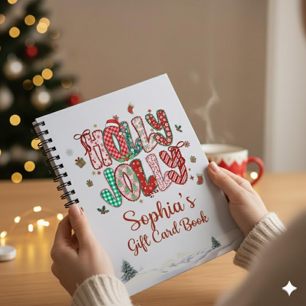 Holiday Gift Card Book For Students DIY – Spiral Bound Holiday Card ...