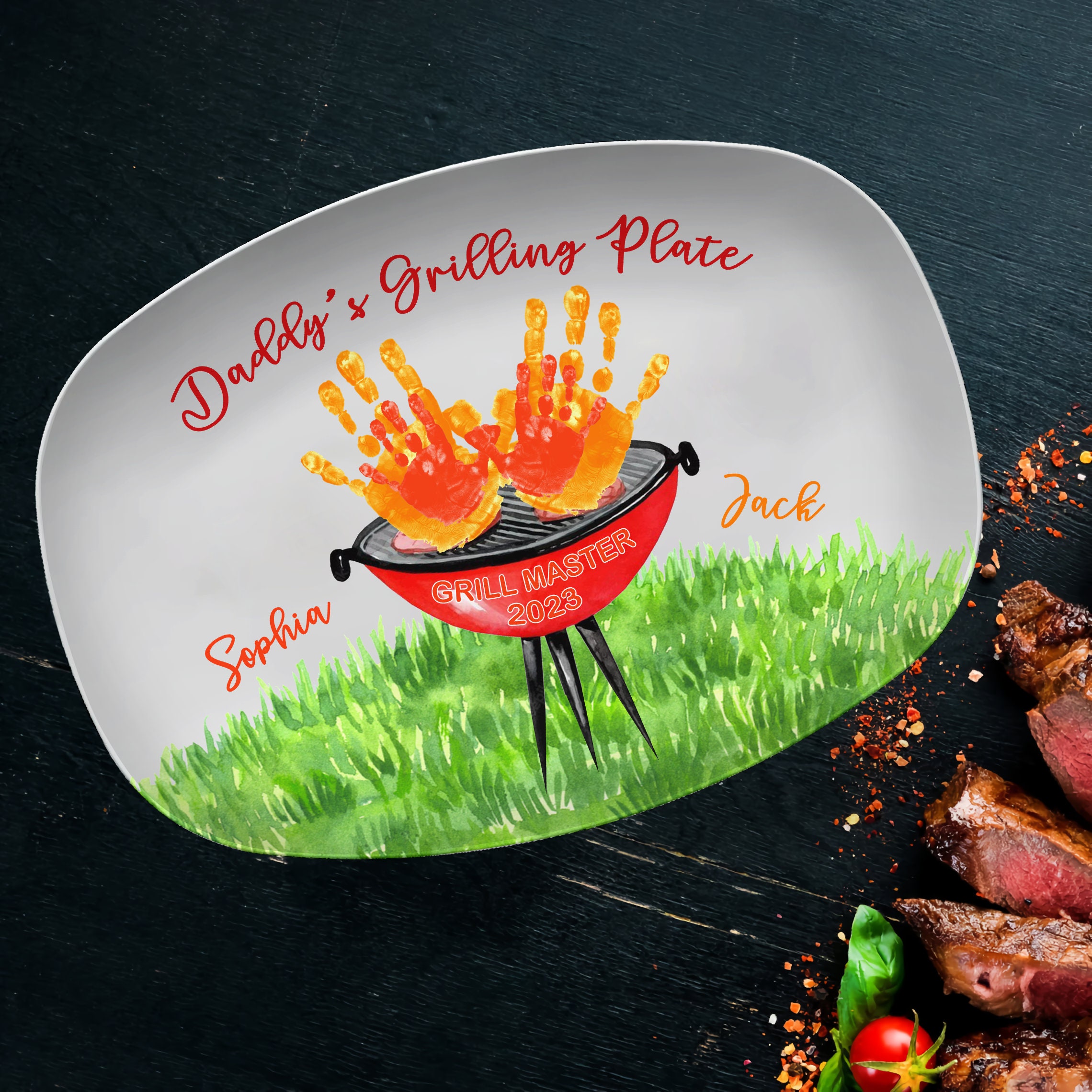 BBQ,the griller father,fathers gift ,gifts for men BBq lover,meat lover  Greeting Card for Sale by mayassa-shop