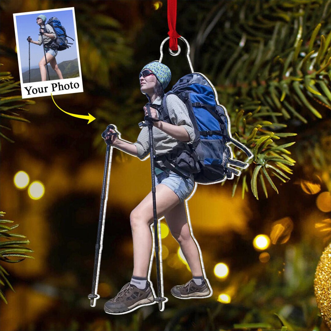 Hiking Christmas Ornaments 