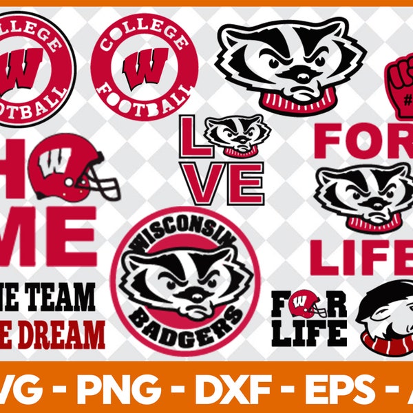 Wisconsin Badgers Print - Etsy