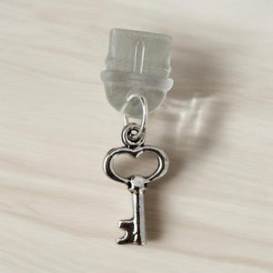 Key kindle charm | kindle accessories | Heart Kindle and Phone Charm Dust Plug | Type-C & Micro USB | Bookish Gift