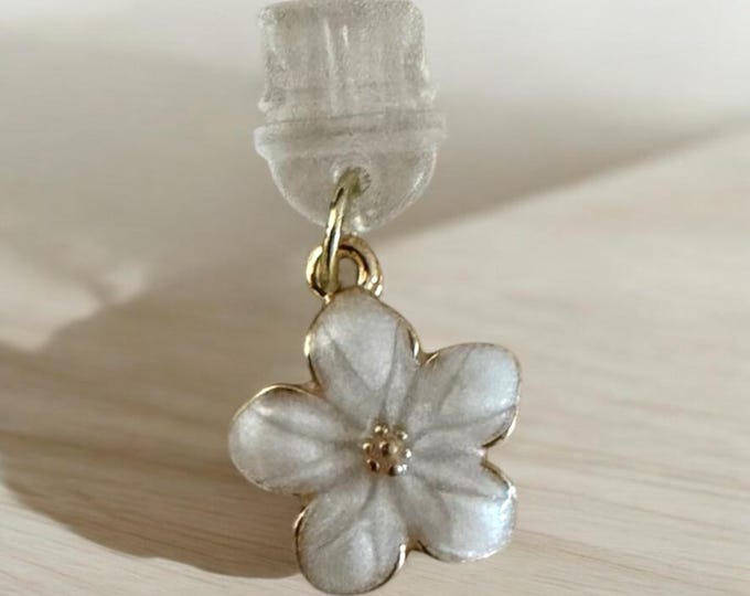Flower Kindle and Phone Charm Dust Plug | Type-C & Micro USB | Bookish Gift