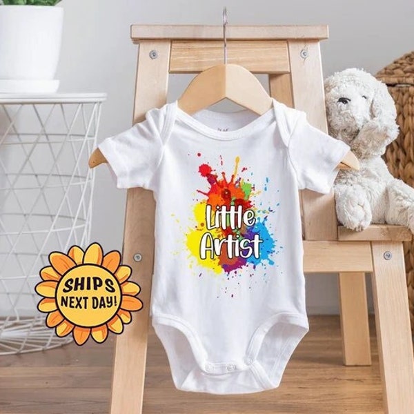 Little Artist Onesie® Cute Colorful Baby Onesie® Creative Little Artist