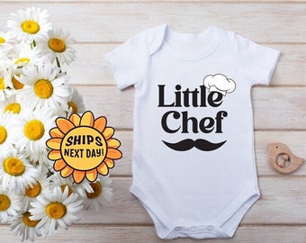 Little Chef Onesie® Cute Baby Chef Graphic Onesie® Mini Me Chef, Baby Outfit, Cooking Baby Bodysuit, Gift For Chef, Sous Chef Baby Bodysuit
