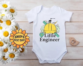 Little Engineer Onesie® Cute Baby Engineer Graphic Onesie® Hardhat & Tools Design, Cute Baby Clothes, Baby Gift, Baby Outfit, Baby Bodysuit