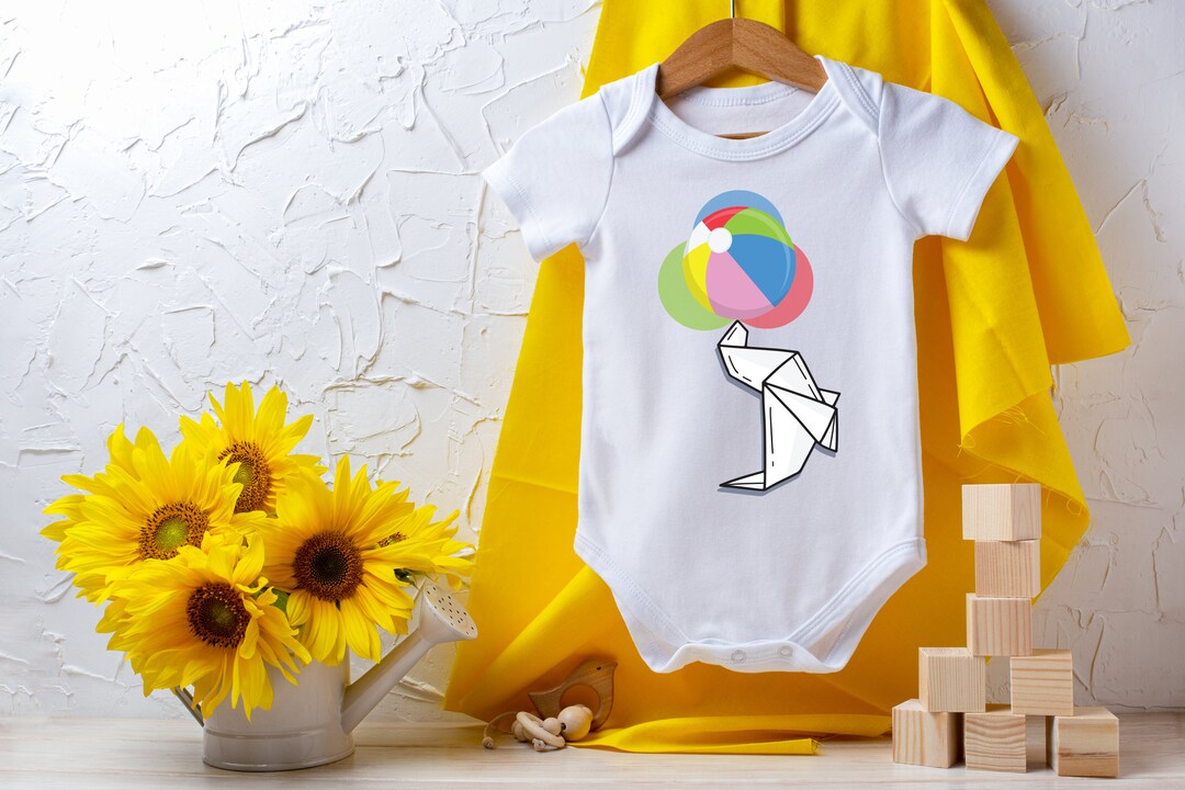 Baby Seal Onesie® Origami Seal Graphic Onesie® Cute Animal Etsy