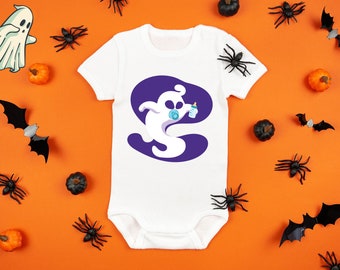 Cute Baby Ghost Onesie® Baby Halloween Onesie® Halloween Baby Clothes Collection - Ghost Baby Costume, Spooky Season Baby Clothes