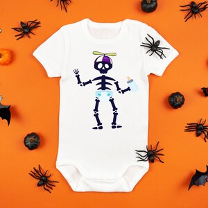 Cute Baby Skeleton Onesie® Baby Halloween Onesie® Halloween Baby Clothes Collection - Skeleton Baby Costume, Spooky Season Baby Clothes